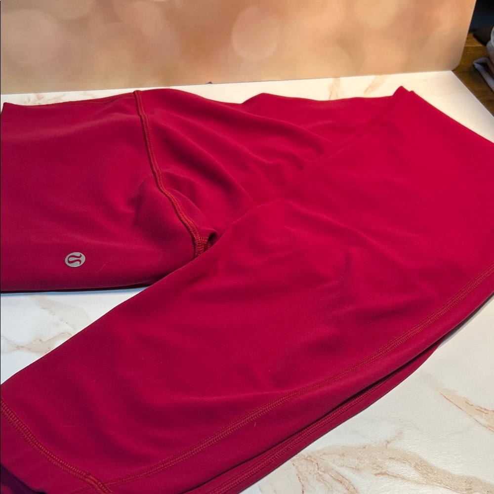 lululemon athletica Red Leggings